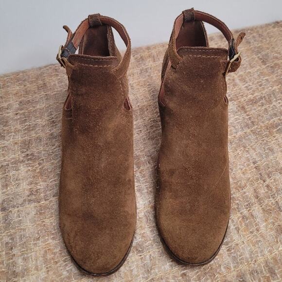 Frye Womens Meghan Suede Shooties Chestnut Size 7.5 B US - Picture 7 of 9